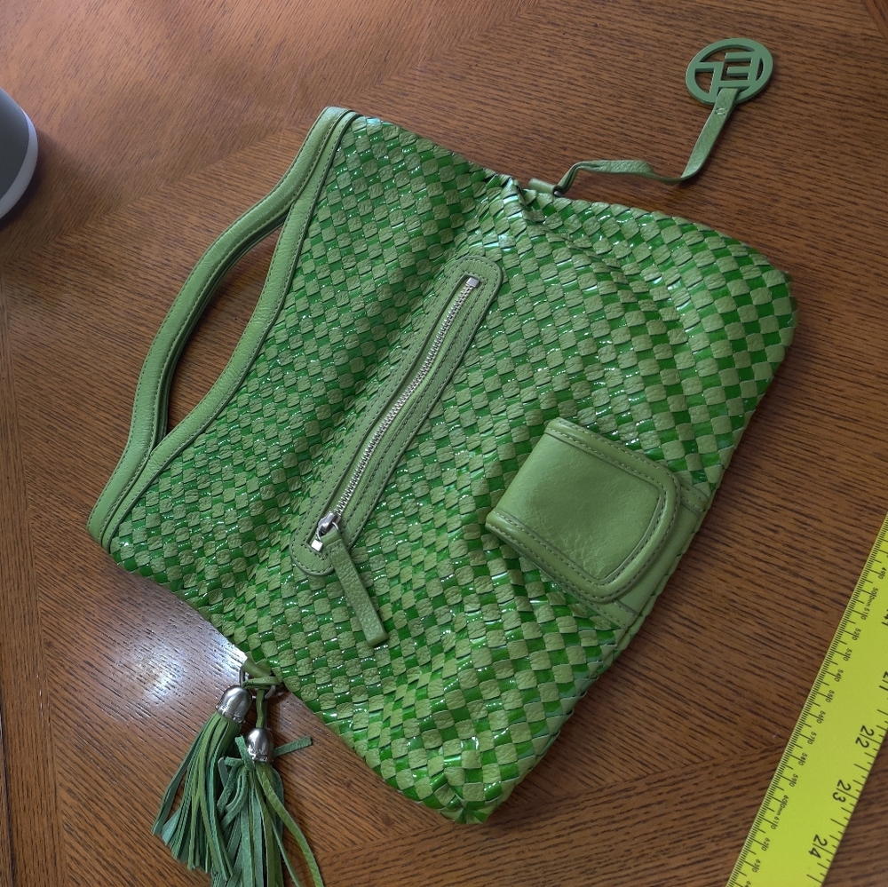 Granny Smith green, Elliot Lucca, clutch